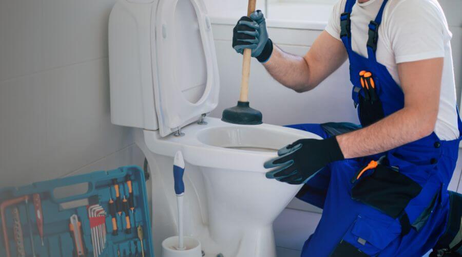 Professional clogged toilet repair in Amoret, MO